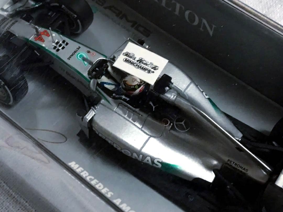 ミニチャンプス 1/43 メルセデスAMG W05 L. ハミルトン 未開封品