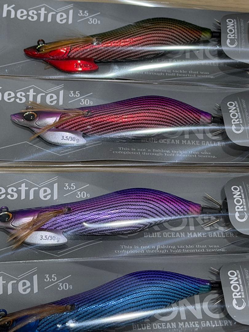 クロノ　ケストレル　CRONO kestrel 3.5 エギ 30g 6色セット