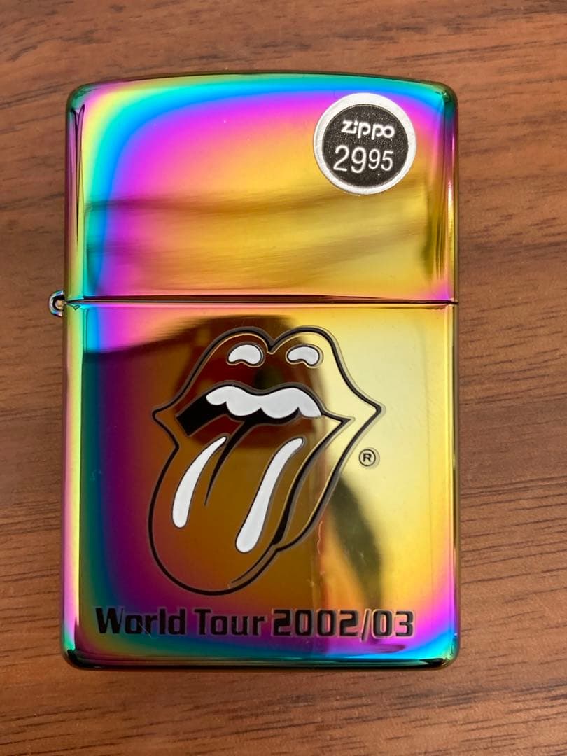 ローリングストーンズWorld Tour 2002/03 Zippo虹色ライター