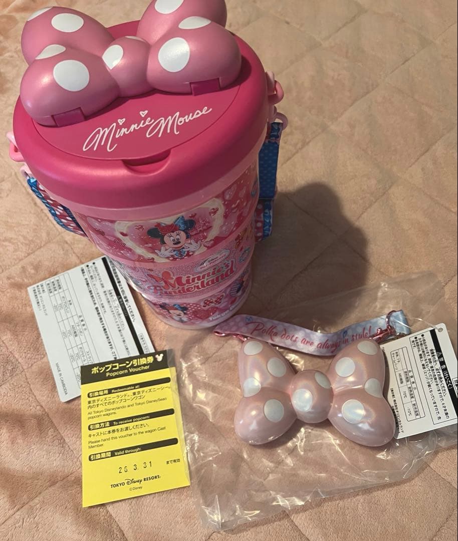 ミニーのファンダーランド　ポップコーンバケット　スナックケース　カプセルトイ