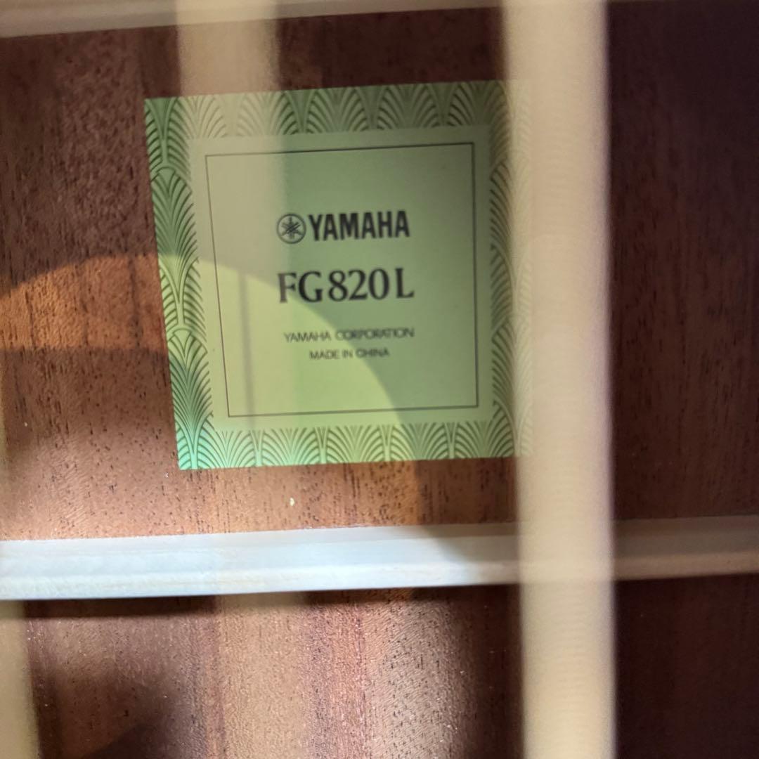 【希少レフティ】YAMAHA FG820L アコギ 【美品】