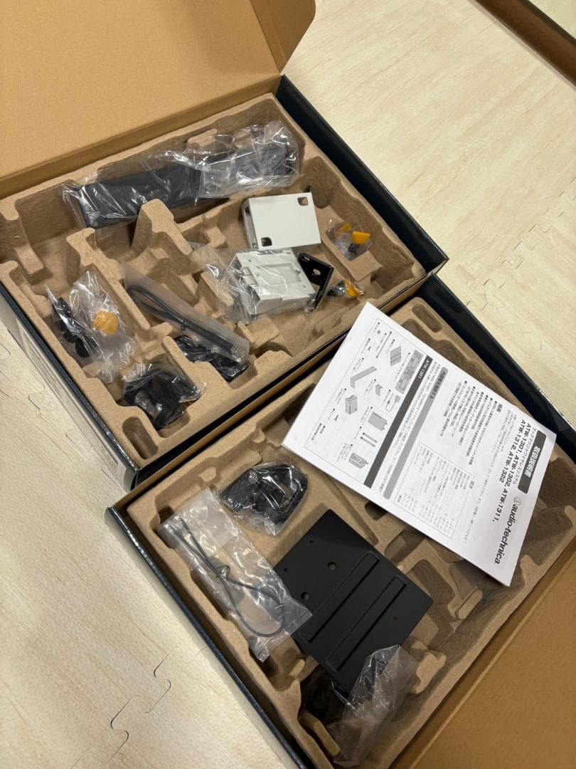 根岸さまaudio-technica ワイヤレスマイク4本セット　ハードケース付