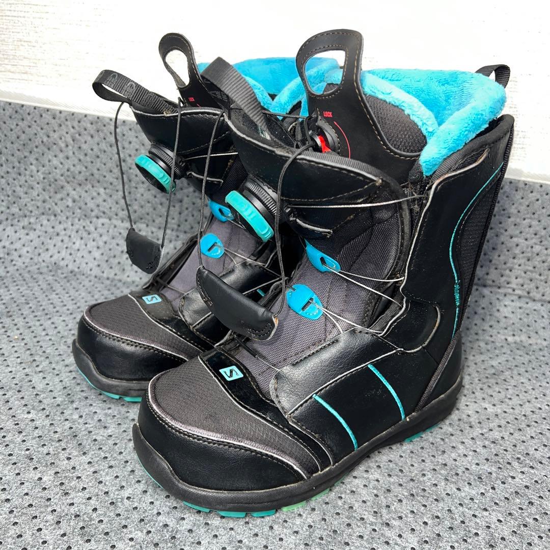 数回着用 23.5cm SALOMON PEARL BOA スノーボードブーツ