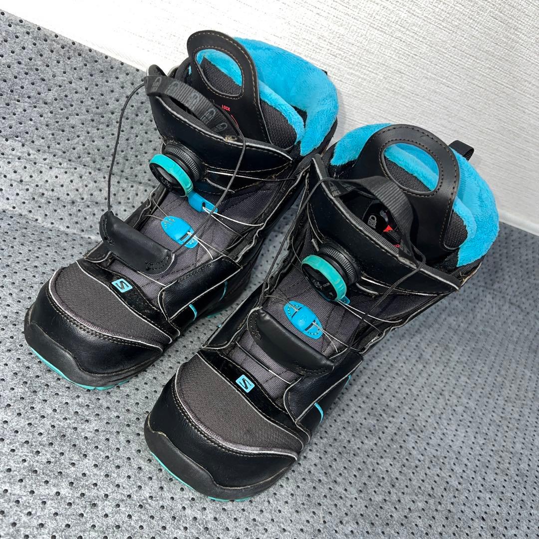 数回着用 23.5cm SALOMON PEARL BOA スノーボードブーツ