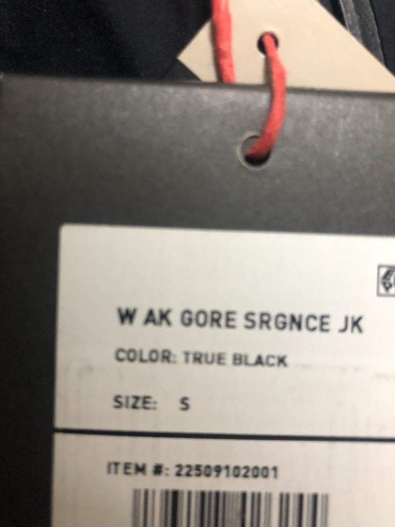 未使用 AK サージェンス ゴアテックス シェル ジャケット 黒 S バートン