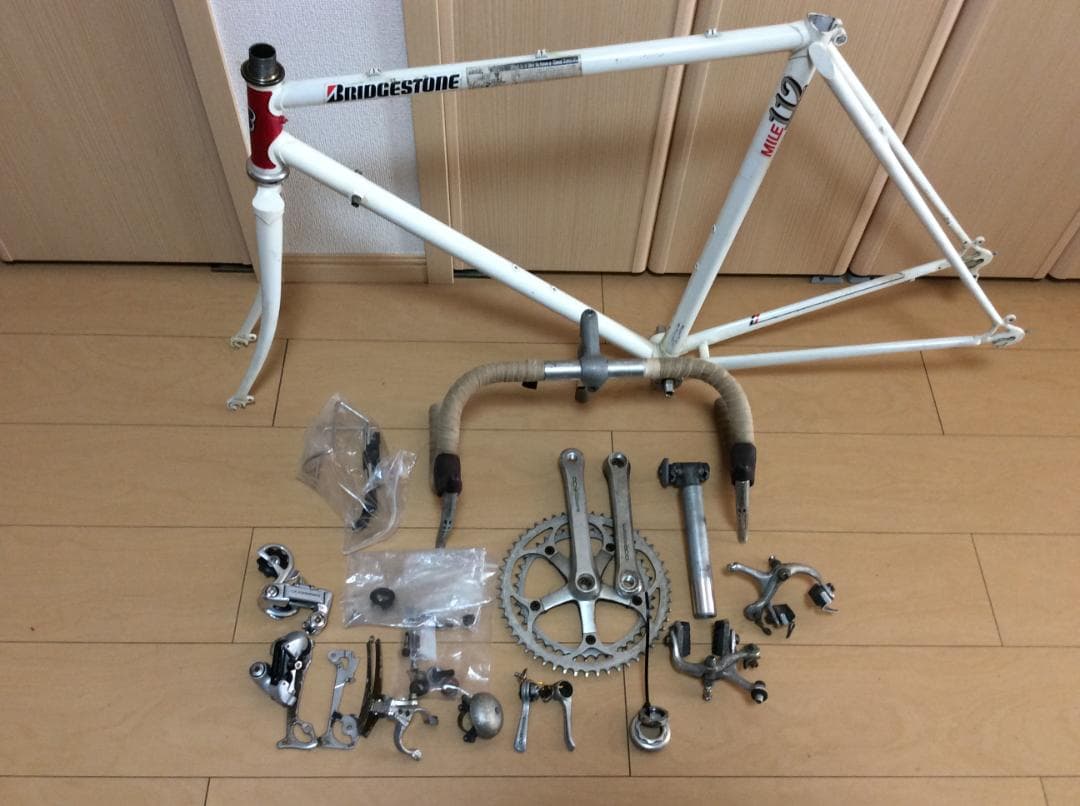 超希少品　ブリジストンMILE112（フレーム・パーツ類）送料無料（地域制限あり