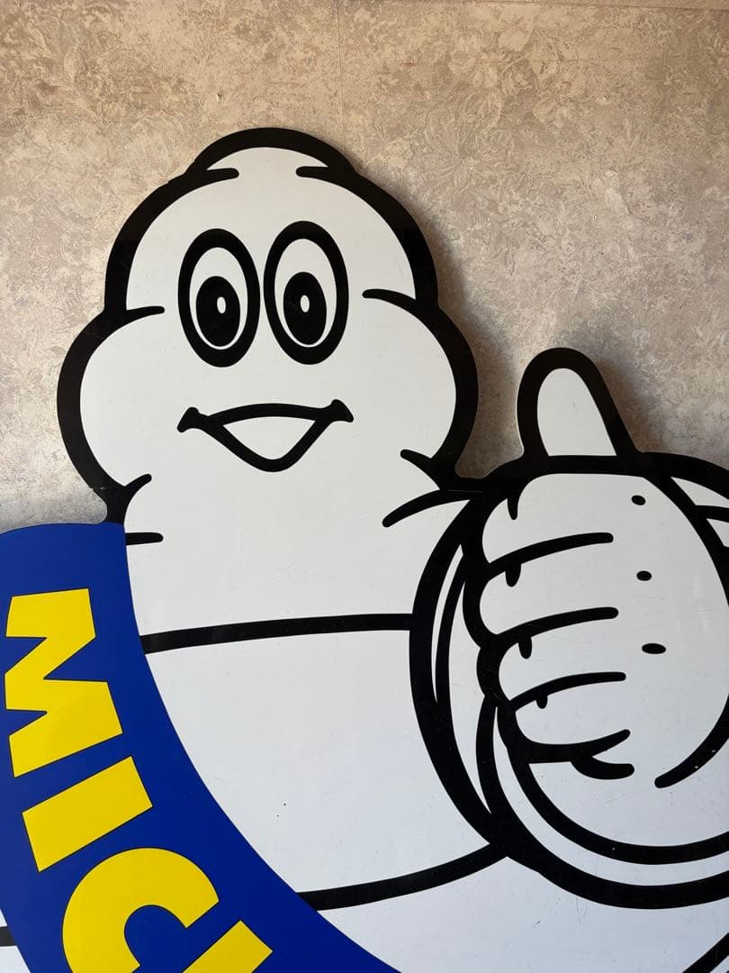 ミシュラン看板タイヤラック看板ビバンダム看板　コレクション　ステッカー付き