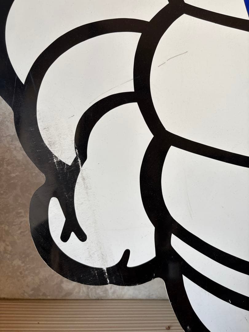 ミシュラン看板タイヤラック看板ビバンダム看板　コレクション　ステッカー付き