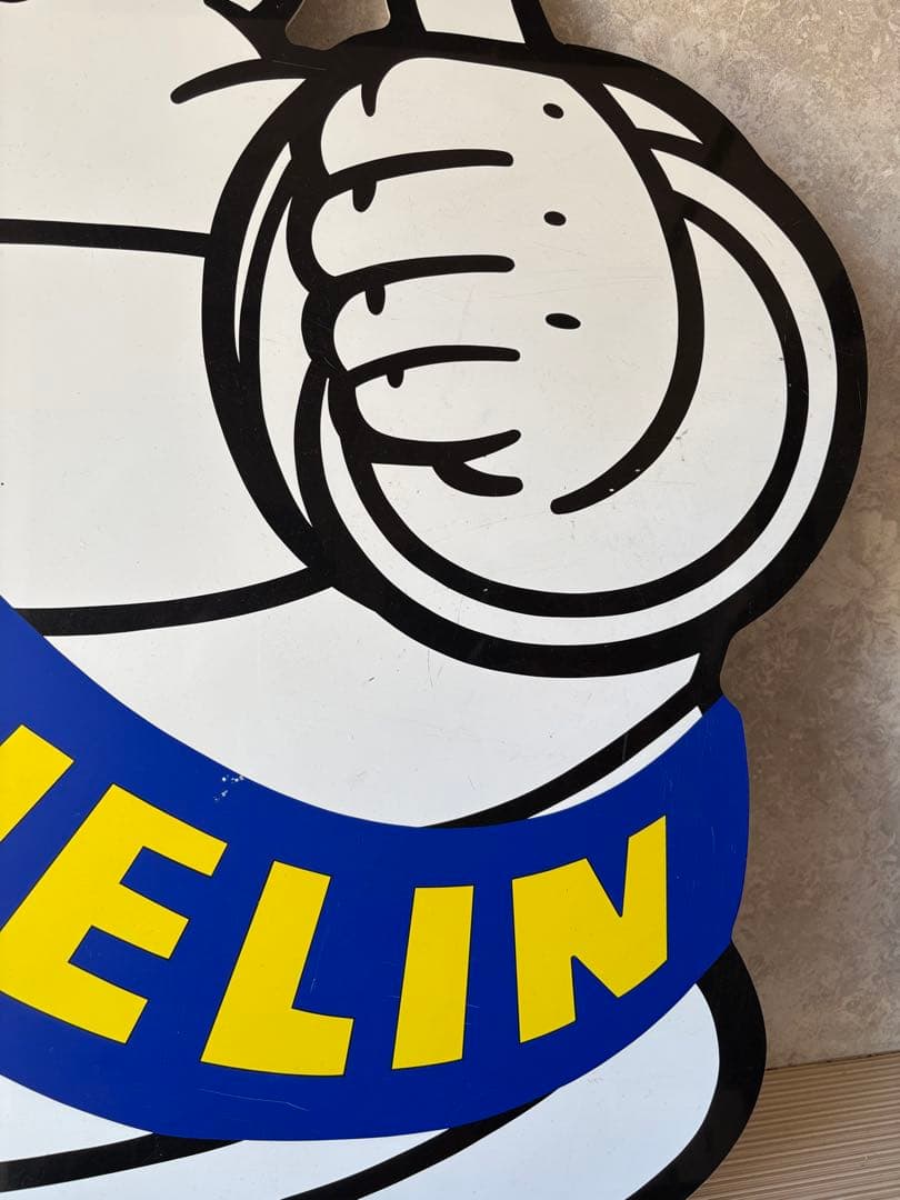 ミシュラン看板タイヤラック看板ビバンダム看板　コレクション　ステッカー付き