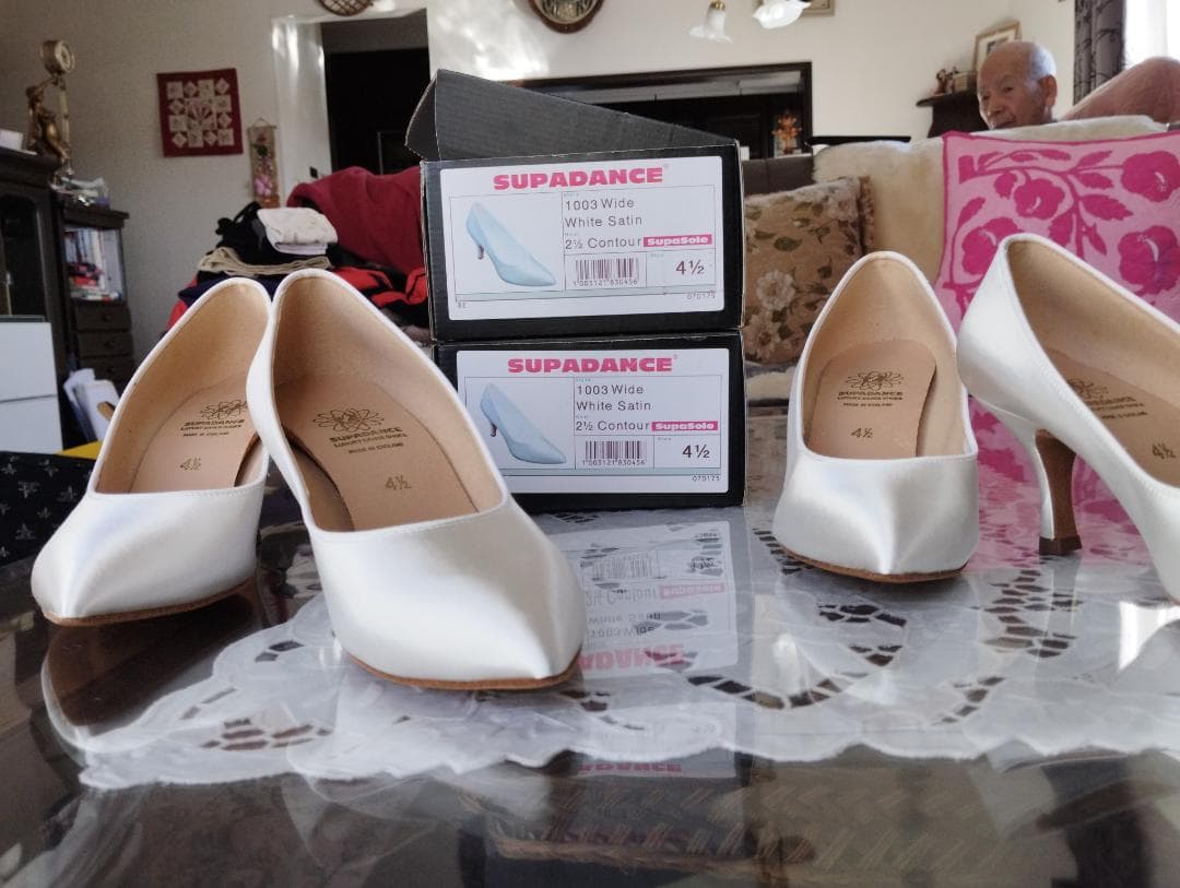 女性社交ダンスシューズ