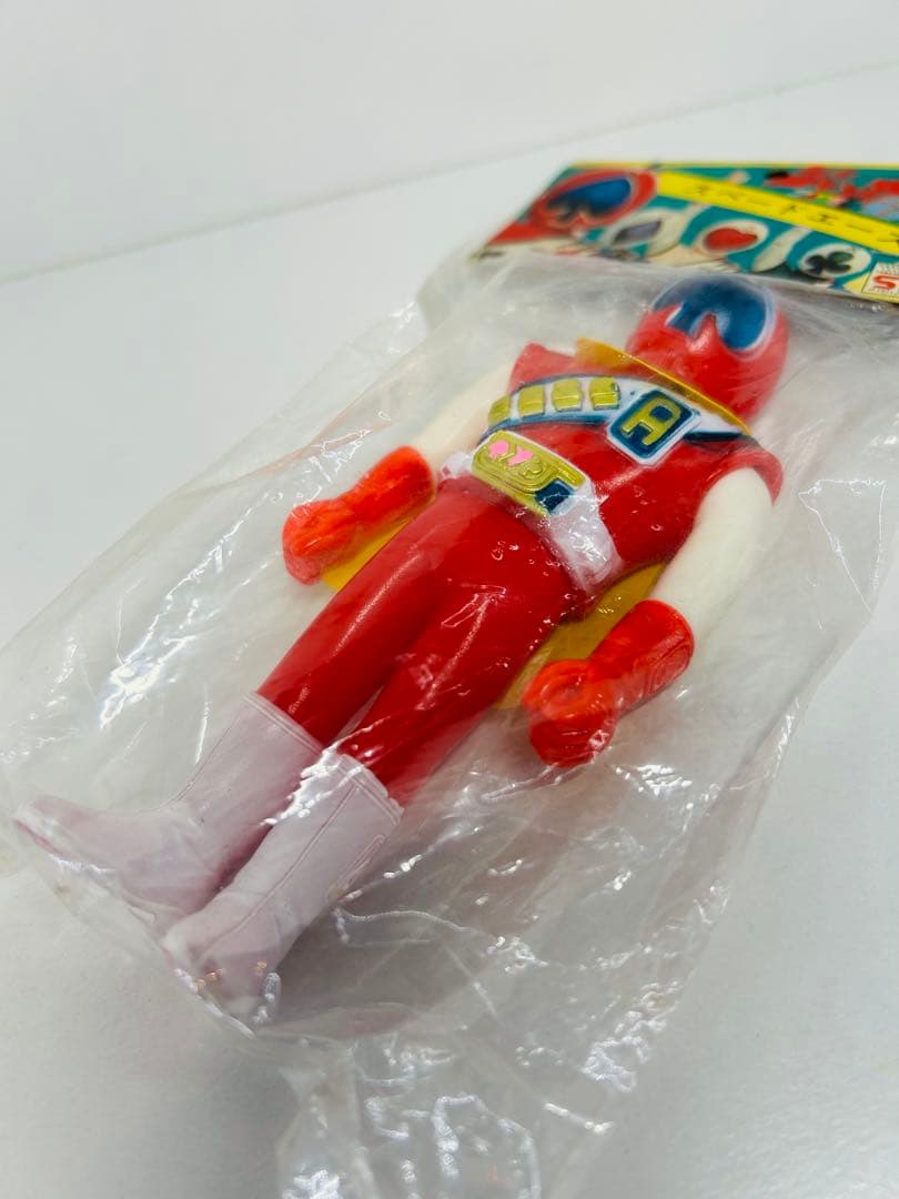 @*i様 ポピー　ソフビ　スペードエース　フィギュア　当時物　ジャッカー電撃隊