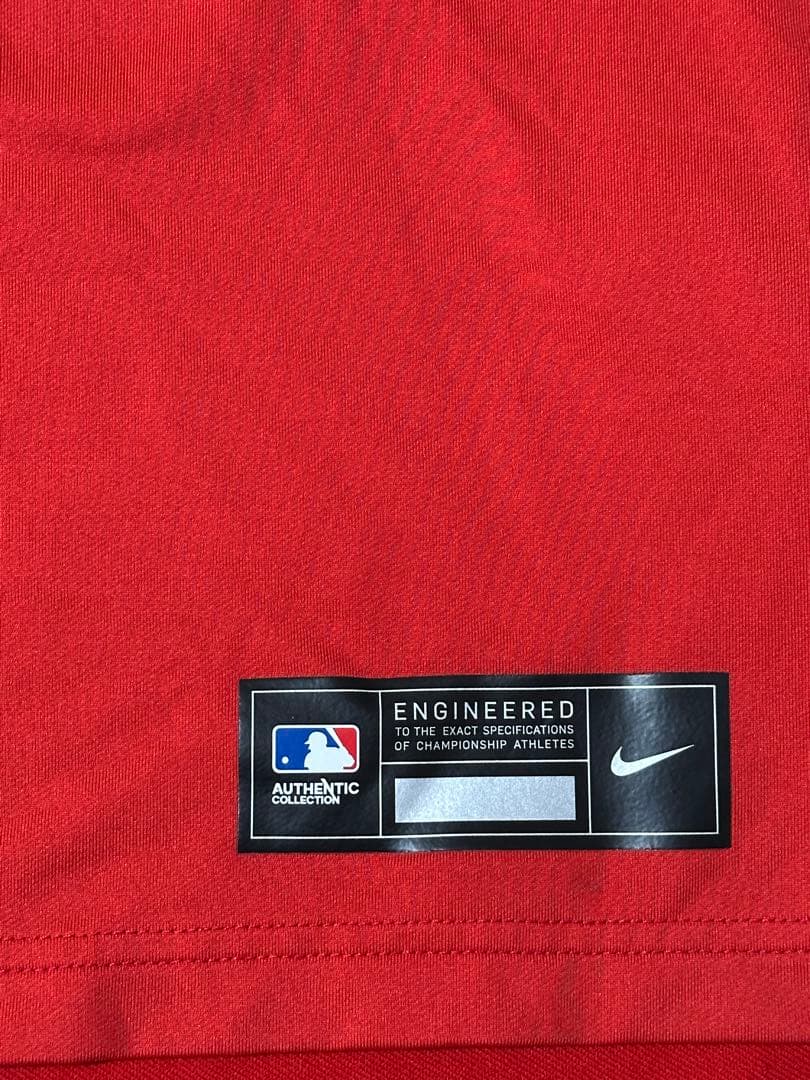 メジャーリーグナショナルズ MLB選手支給品UsedプラクティスシャツMサイズ