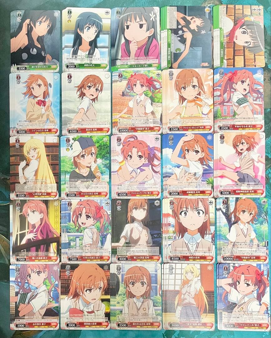 ヴァイス 禁書目録＆超電磁砲 ブースターパック3種 RR以下 4コン おまけ付き