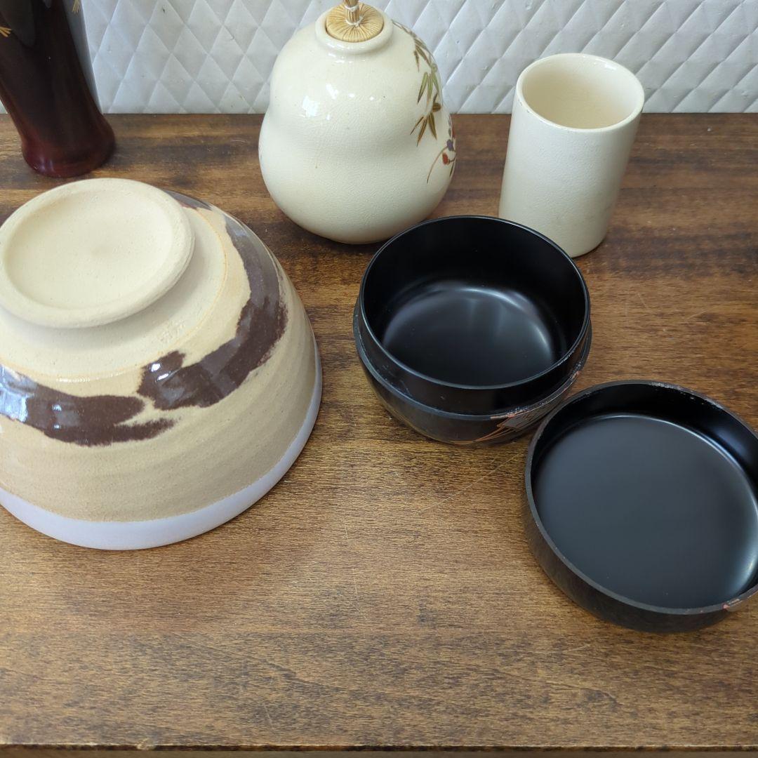 御所籠　茶籠　古代裂　セット いろいろ一式　野立て　茶道具　茶道