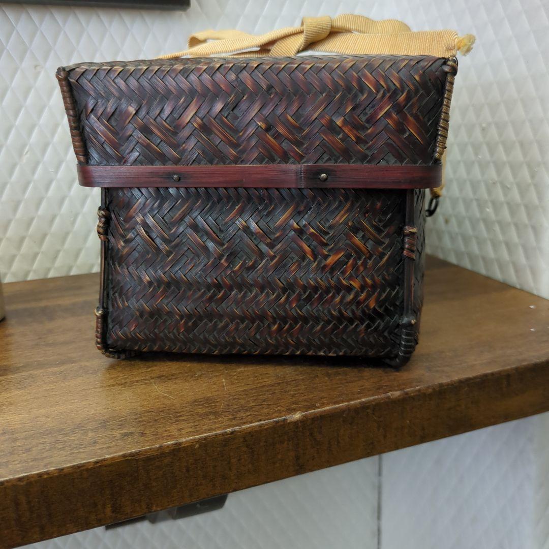 御所籠　茶籠　古代裂　セット いろいろ一式　野立て　茶道具　茶道