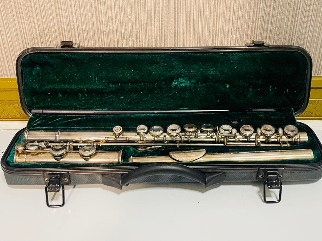 フルート本体 銀メッキ 16キー ケース付き