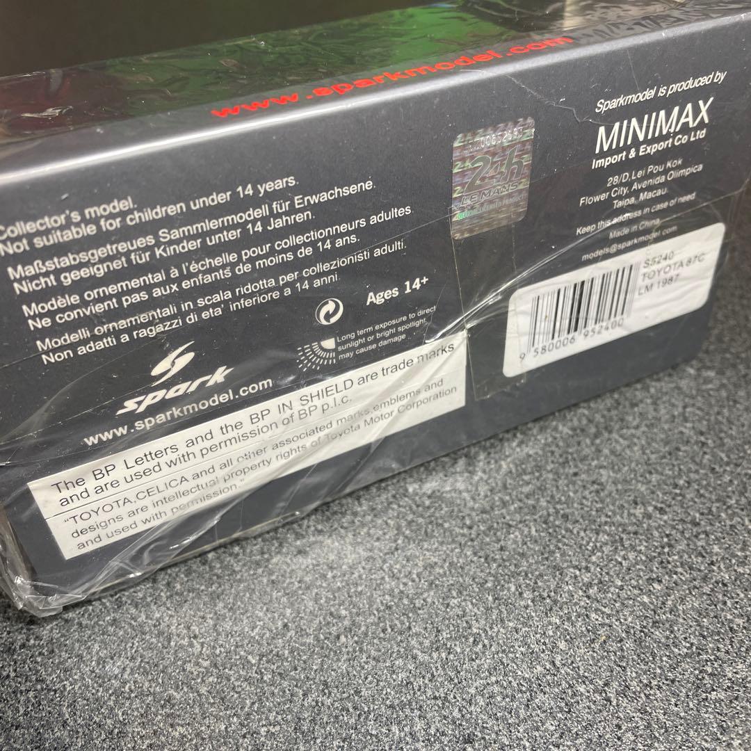 SPARK 1/43 TOYOTA 87C ルマン 1987