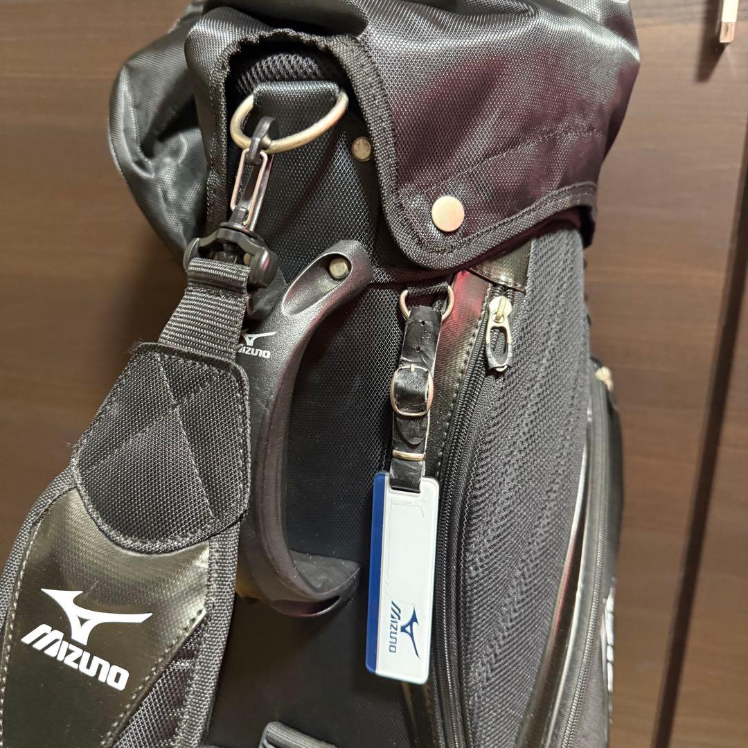 Mizuno キャディバッグ ゴルフバッグ ブラック