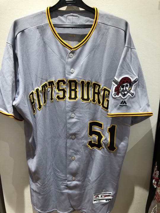 【1月SALE】MLB ジョニー・バーベイト　実使用ジャージ　パイレーツ