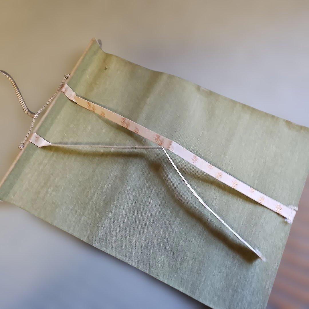 昭和レトロ/1950年代物】 掛軸タイプ 須磨夏郷 桔梗 萩 はぎ ききやう