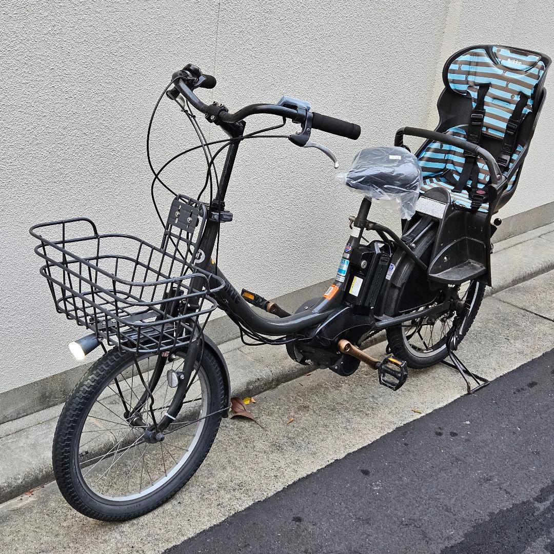 ブリジストン♪電動アシスト自転車♪ビッケ♪小径♪おしゃれブラック♪３段変速