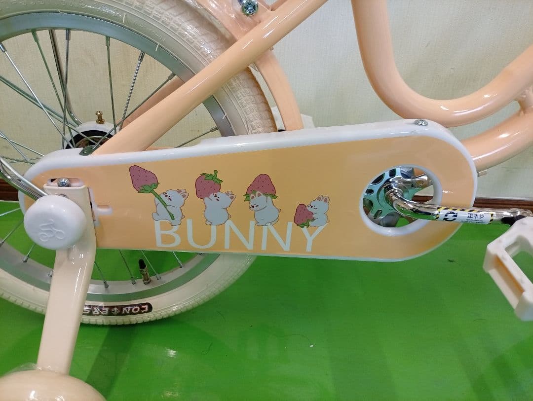 【値下げ中】子供用自転車 BUNNYデザイン 18インチ YELOW