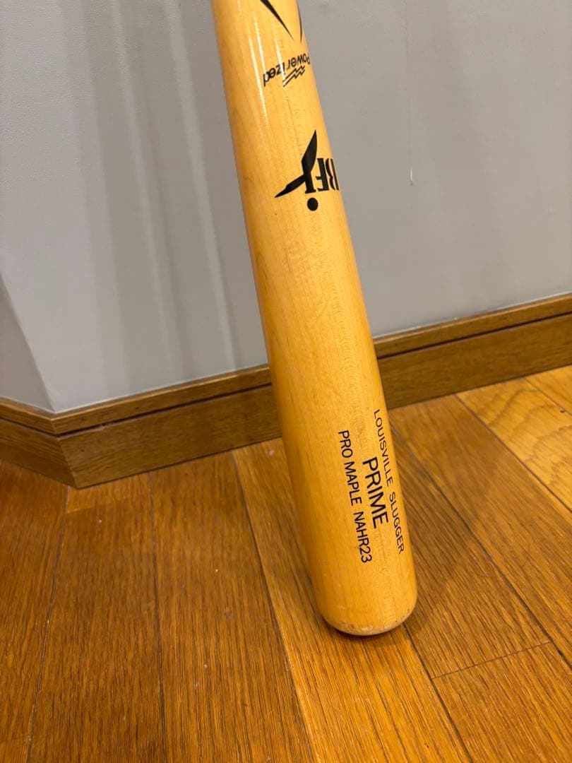 ルイスビルスラッガー　木製バット　ミツワタイガー　バットケースセット　使用少美品