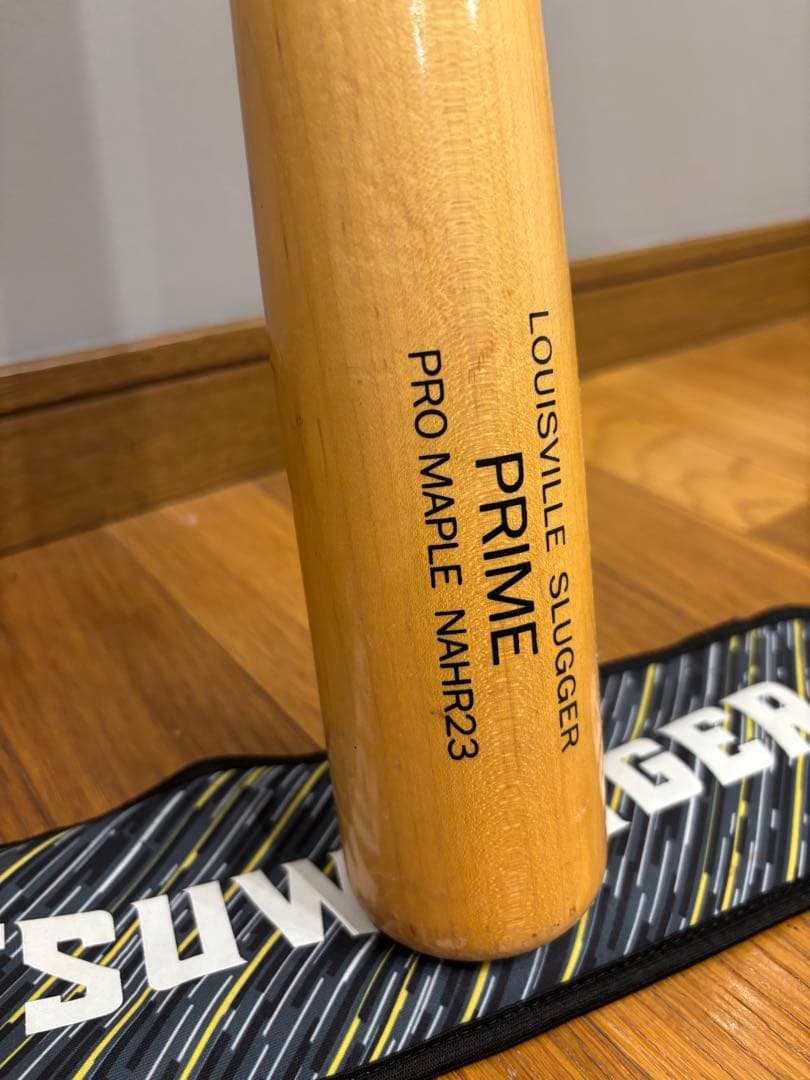 ルイスビルスラッガー　木製バット　ミツワタイガー　バットケースセット　使用少美品