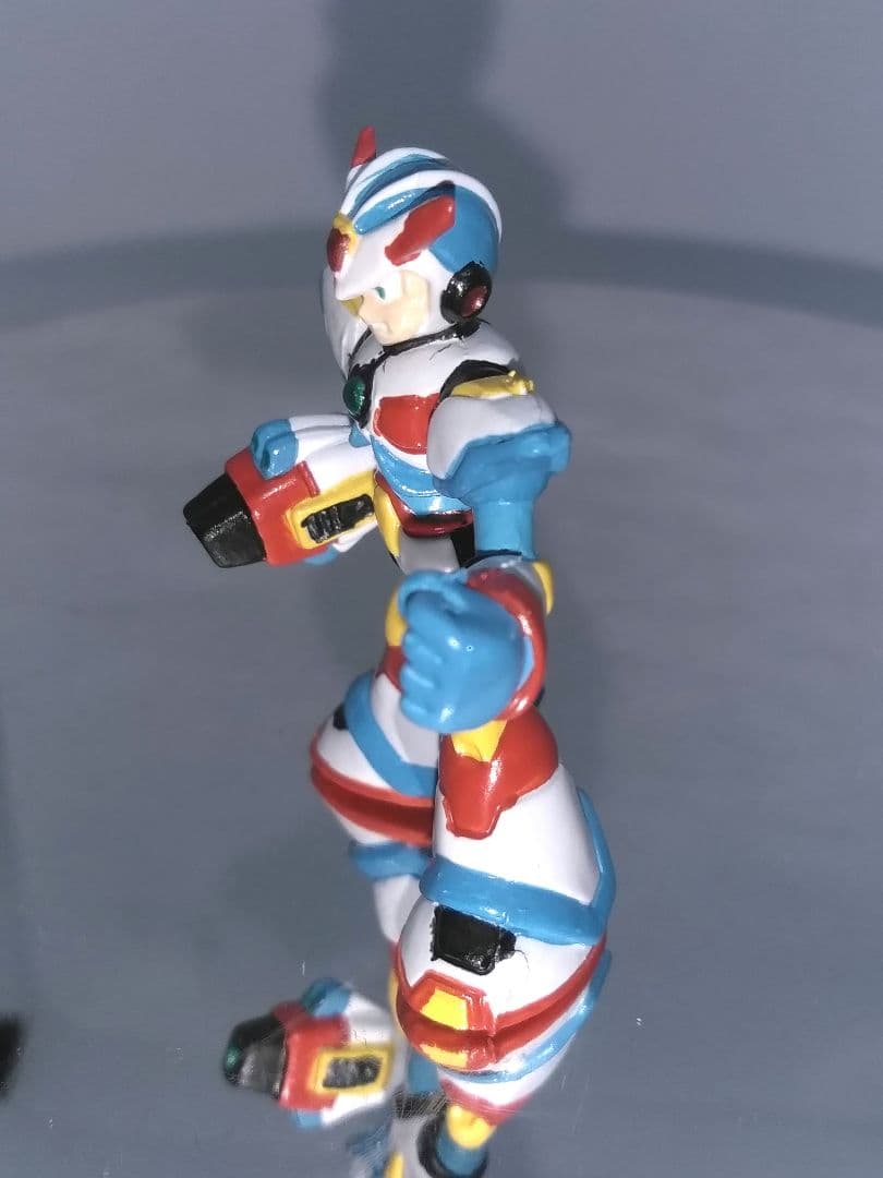 【希少品】ロックマンX フィギュア 消しゴム ロックマンX3フルアーマ 塗装品