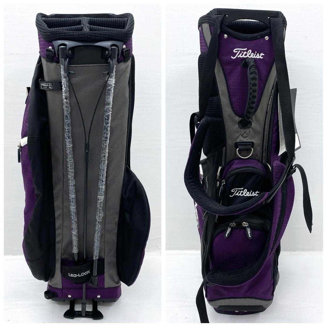 Titleist タイトリスト キャディバッグ ゴルフバッグ スタンド パープル