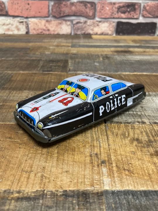 ブリキミニカー POLICE CHIEF 2台まとめて 昭和レトロ