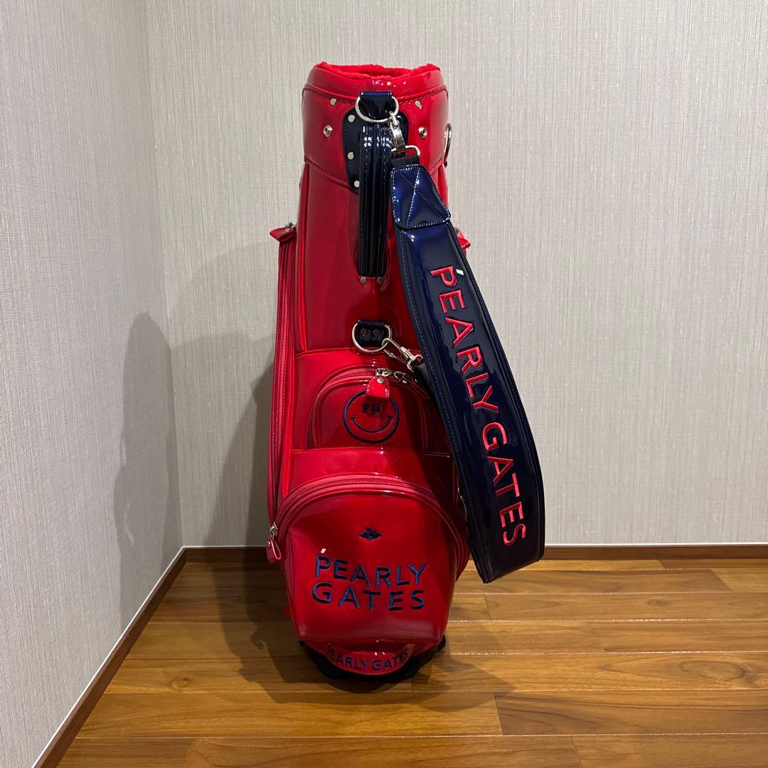 PEARLY GATES レッド キャディバッグ