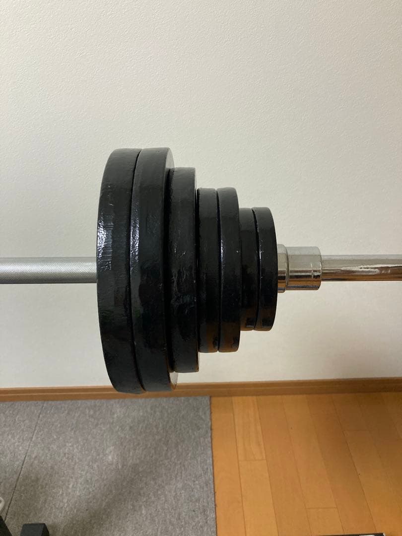 トレーニングベンチ バーベル付き最終値下！愛知県西尾張より直接お引渡限定 配達有