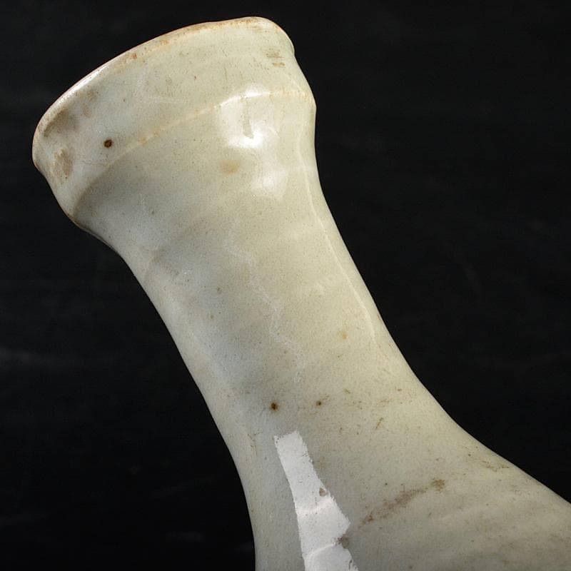 朝鮮美術　李朝　高麗白磁　染付　徳利　N　R5929