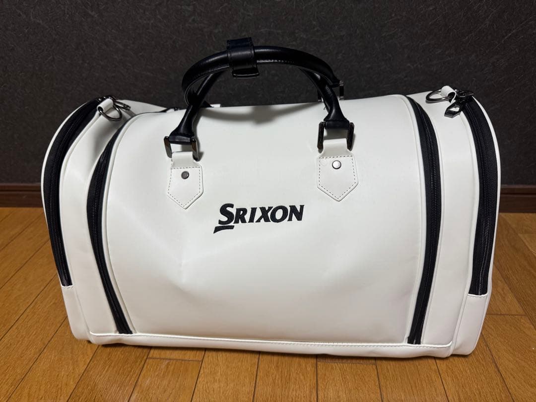 Srixon ホワイト ダッフルバッグ
