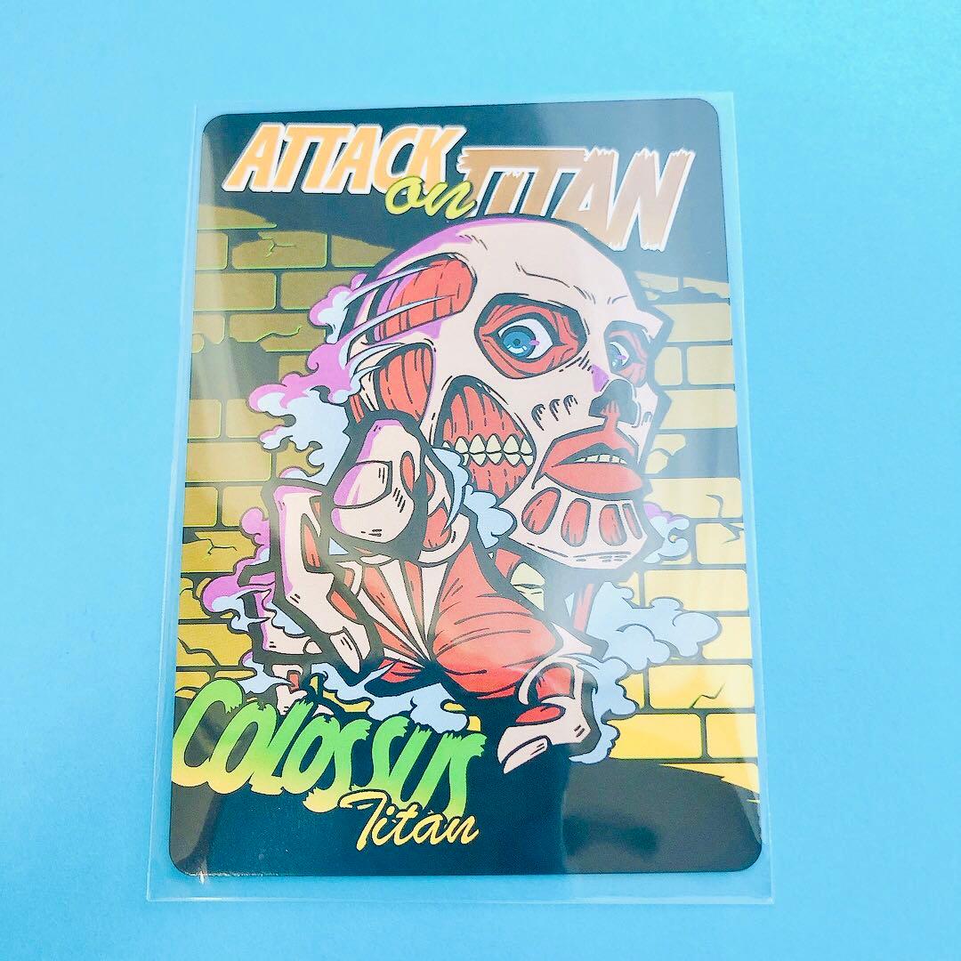 進撃の巨人 E-DINER イーディス　超大型巨人　特典カード