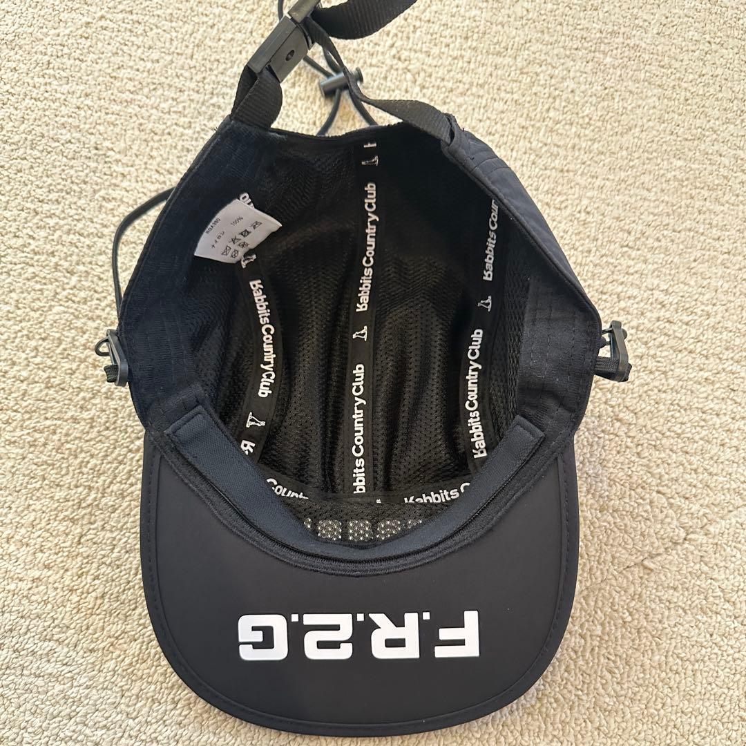 #FR2GOLF ロゴ刺繍入り チンストラップ付き ナイロンキャップ