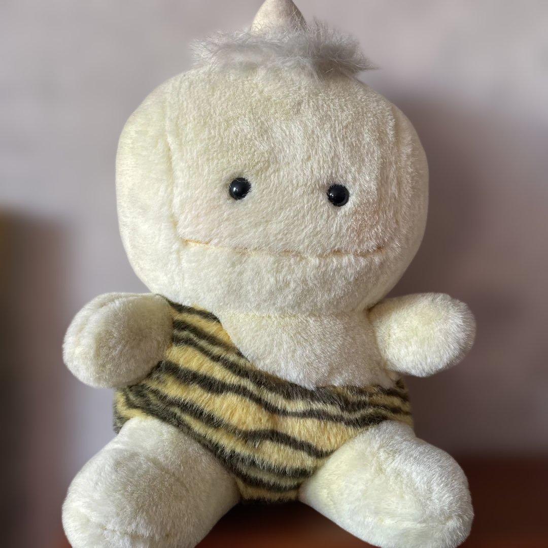 セキグチ　ピカポン　ぬいぐるみ　レトロ　黄色　約50㎝