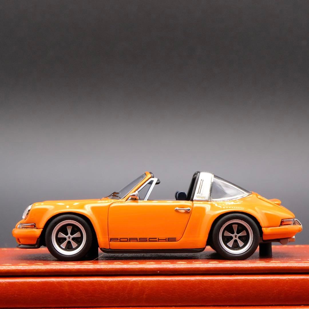 ポルシェ 911 オレンジ ミニカー MAKEUP 1/64