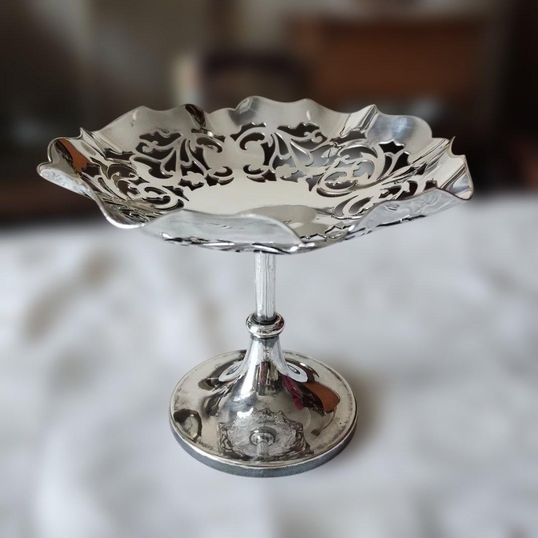 Mappin & Webb　アンティーク　シルバープレート　英国　コンポート