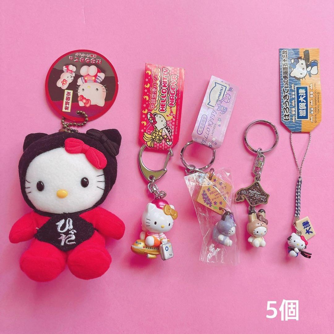 ♡ハローキティ kitty ご当地 根付け ボールペン ファスナーマスコット♡