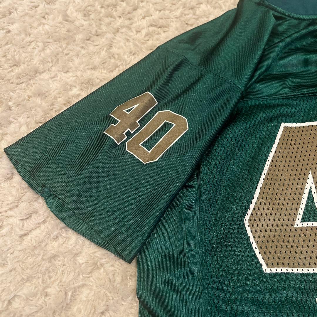 【美品】アディダス　ノートルダム大学　アメフトゲームシャツ　キッズMサイズ