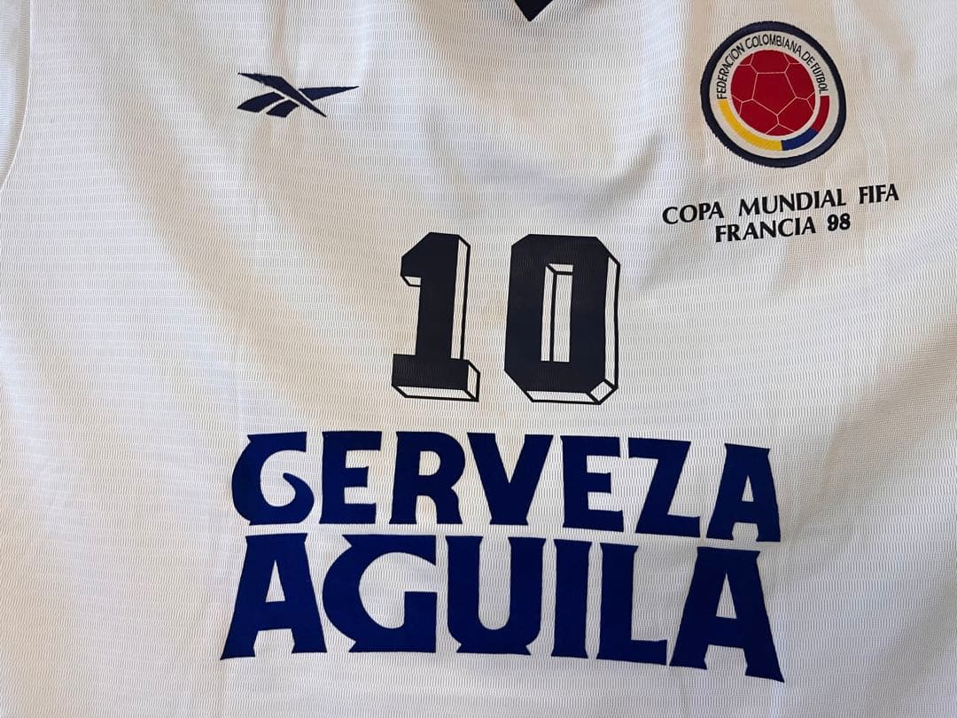 バルデラマ　コロンビア代表　ユニフォーム　レア　1998年W杯時代デザイン