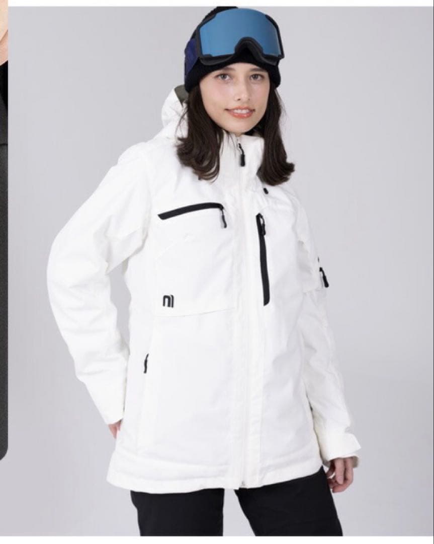 スノーボードジャケット 女性用 ホワイト