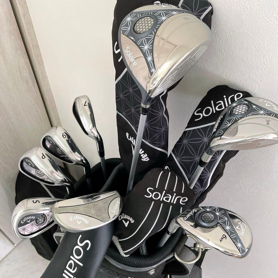 使用少なめ美品　最新モデル　キャロウェイ　ソレイユ　レディースゴルフクラブセット