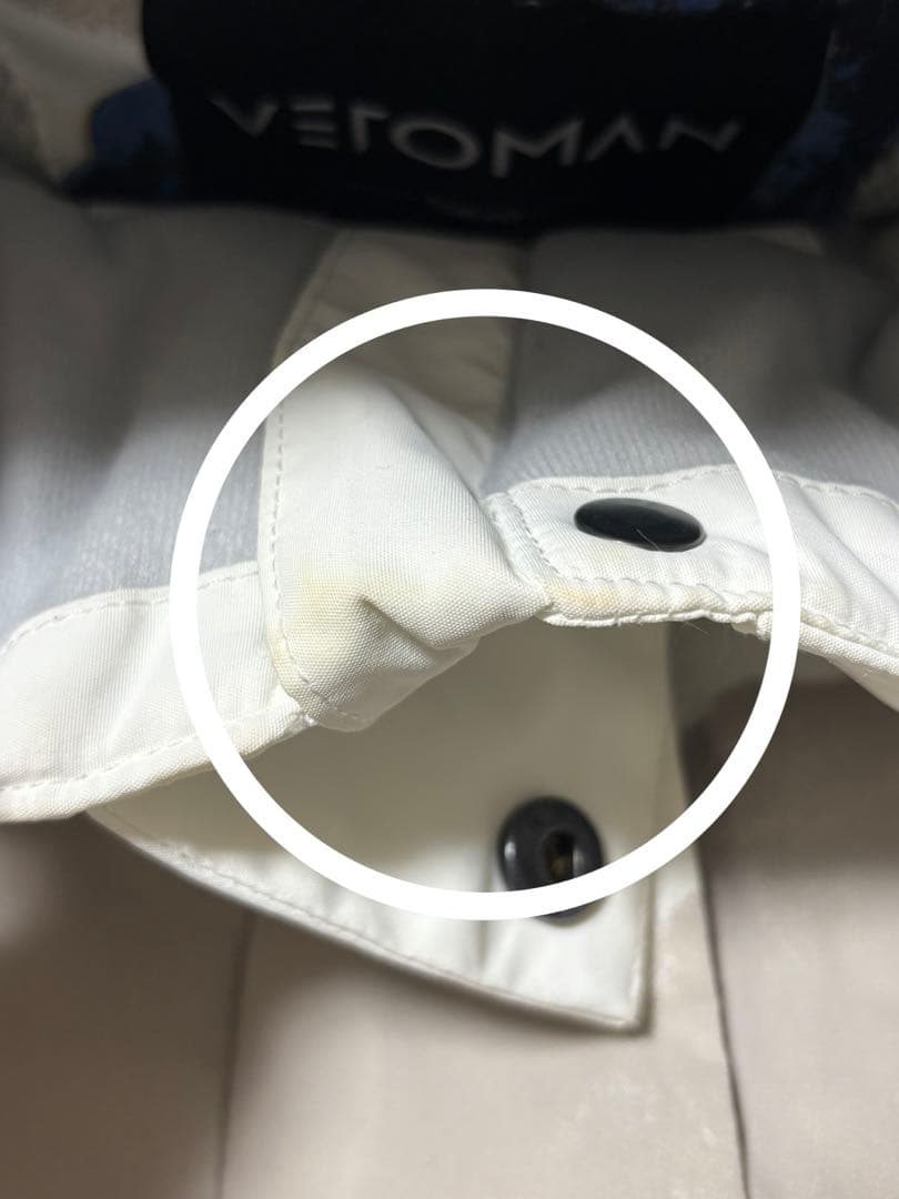 VEROMAN スキーウェア 上下セット 雪山柄 ホワイト S