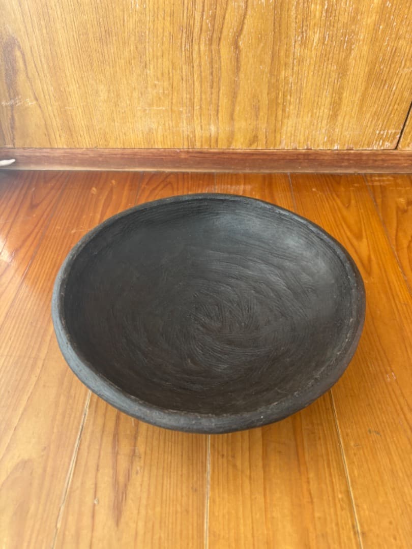 熊谷幸治　土器　26センチ　焼き締め