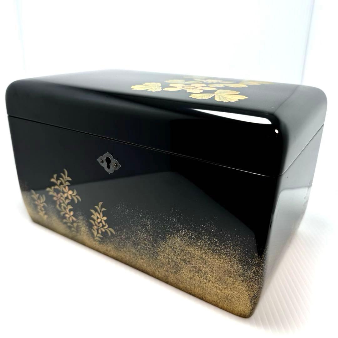 希少 未使用 輪島塗 宝石箱 宝物箱 鍵付き 漆器 伝統工芸 輪島漆器
