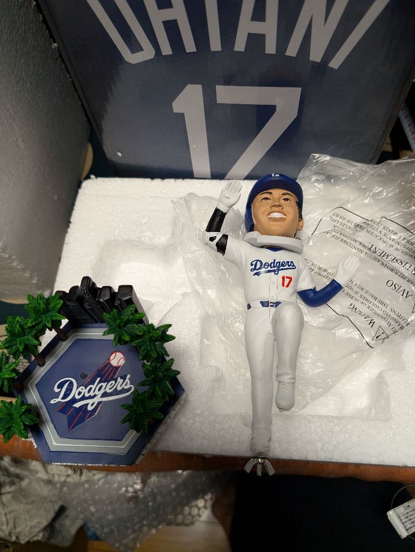 大谷翔平限定品、ボブルヘッドドジャース