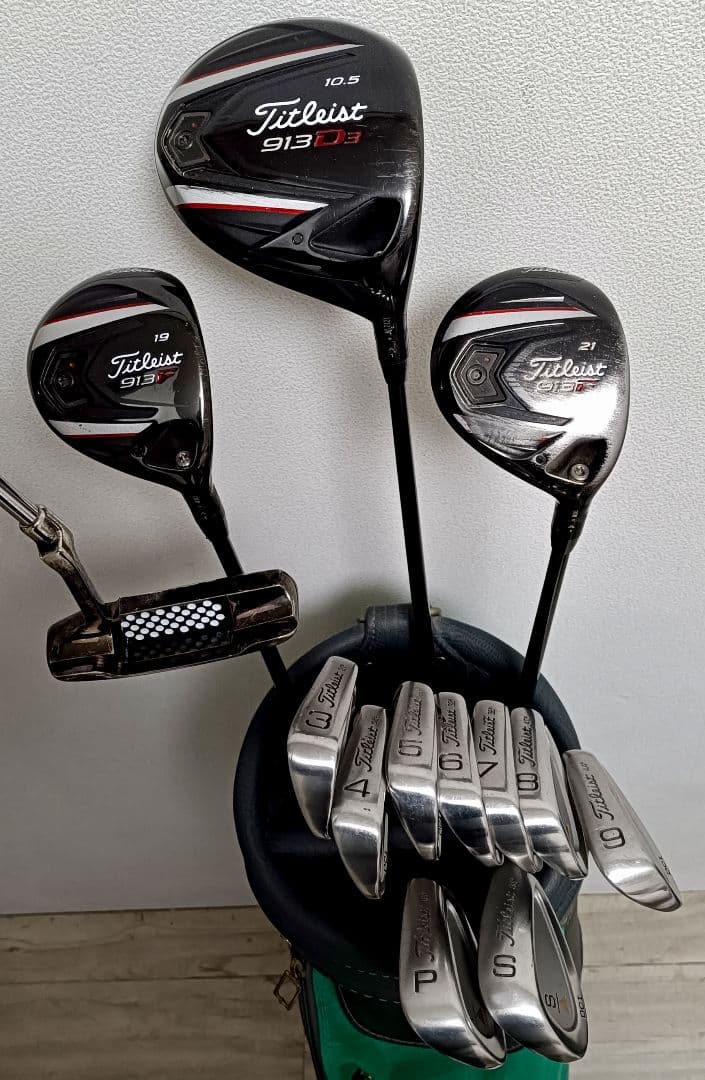 オールTitleist12本セット 913D3 913F DCI おまけパター付